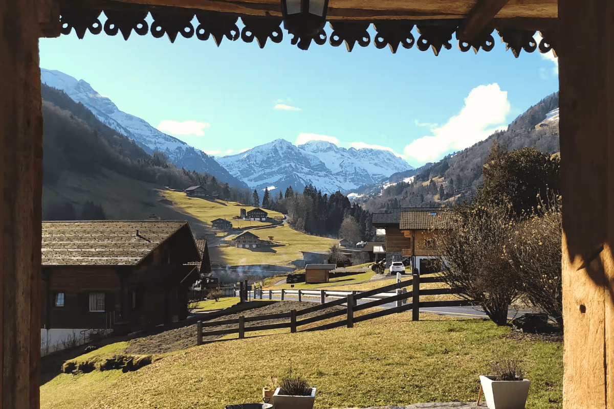View from the chalet