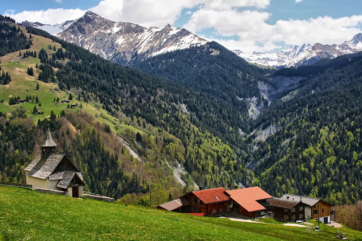 The Prättigau area