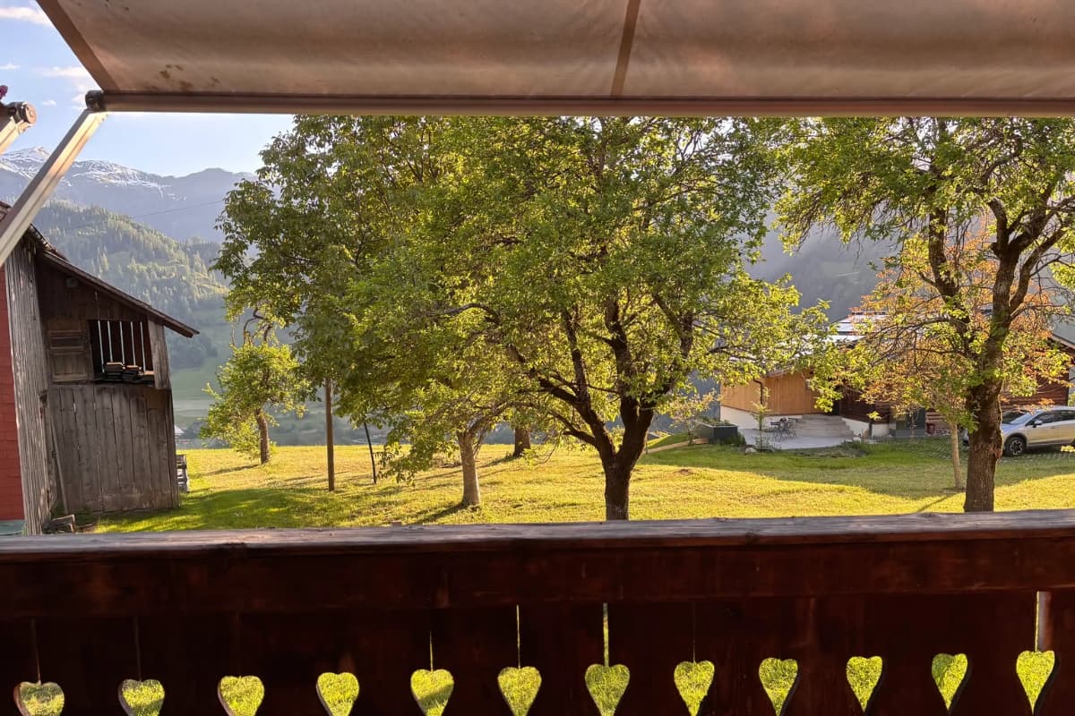 View from the balcony