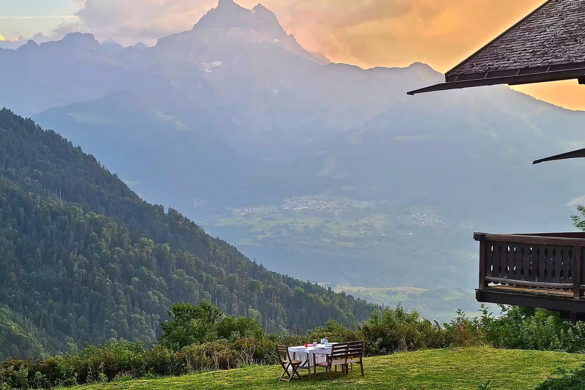 Chalet exterior, second view