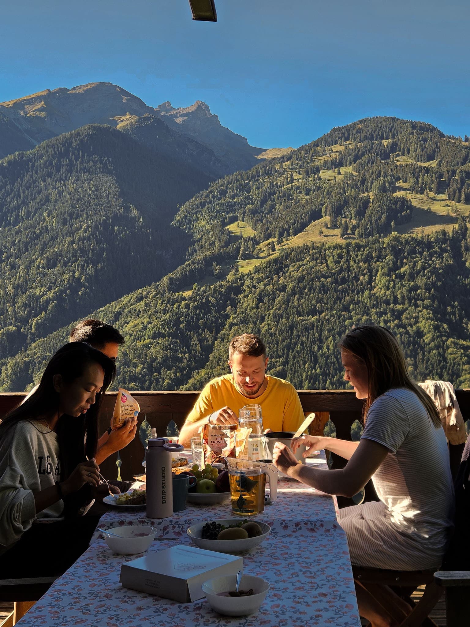 Breakfast on the terrace
