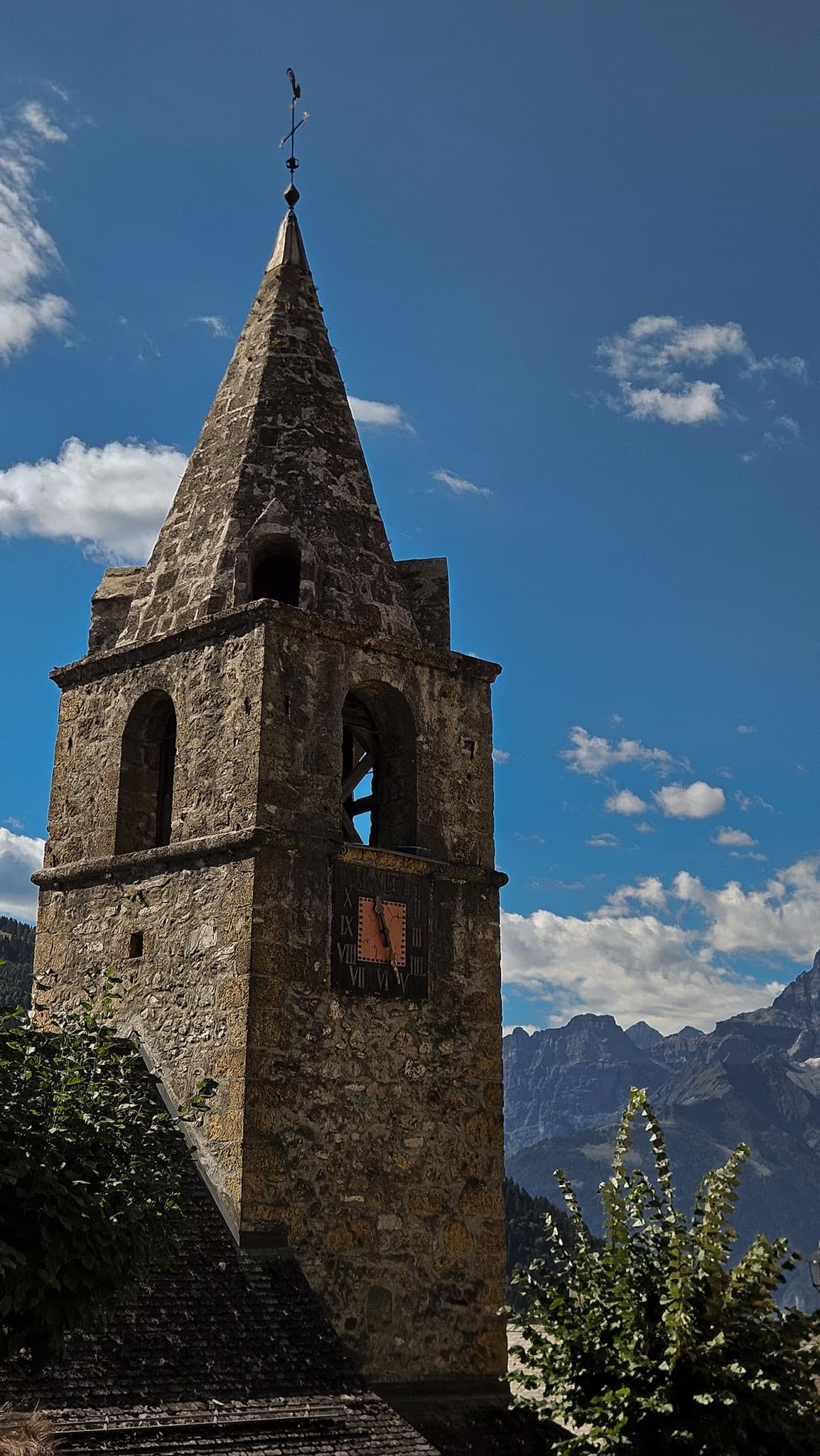 Gryon's village bell tower, first mentioned in 1189